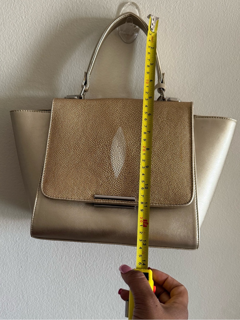 Rare Stingray Skin and Leather Bag - Picture 8 of 10